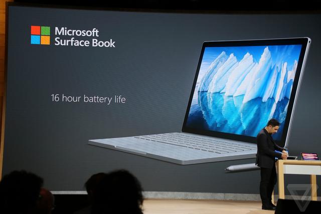 微软发布新Surface Book，i7处理器，16小时续航