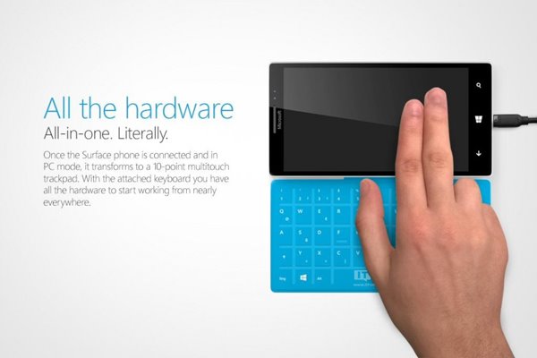 Surface Phone，有键盘盖更主机？