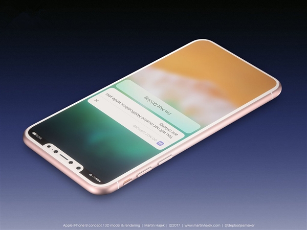 iPhone 8靠谱渲染：全部配色集齐、白色版正面大亮