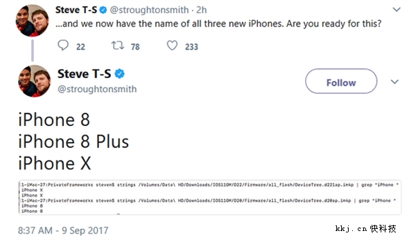 iPhone X确认！苹果放弃7s：另两款是iPhone 8/8 Plus
