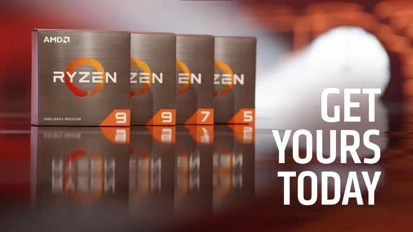 AMD锐龙5000处理器首销：霸榜亚马逊畅销CPU TOP3