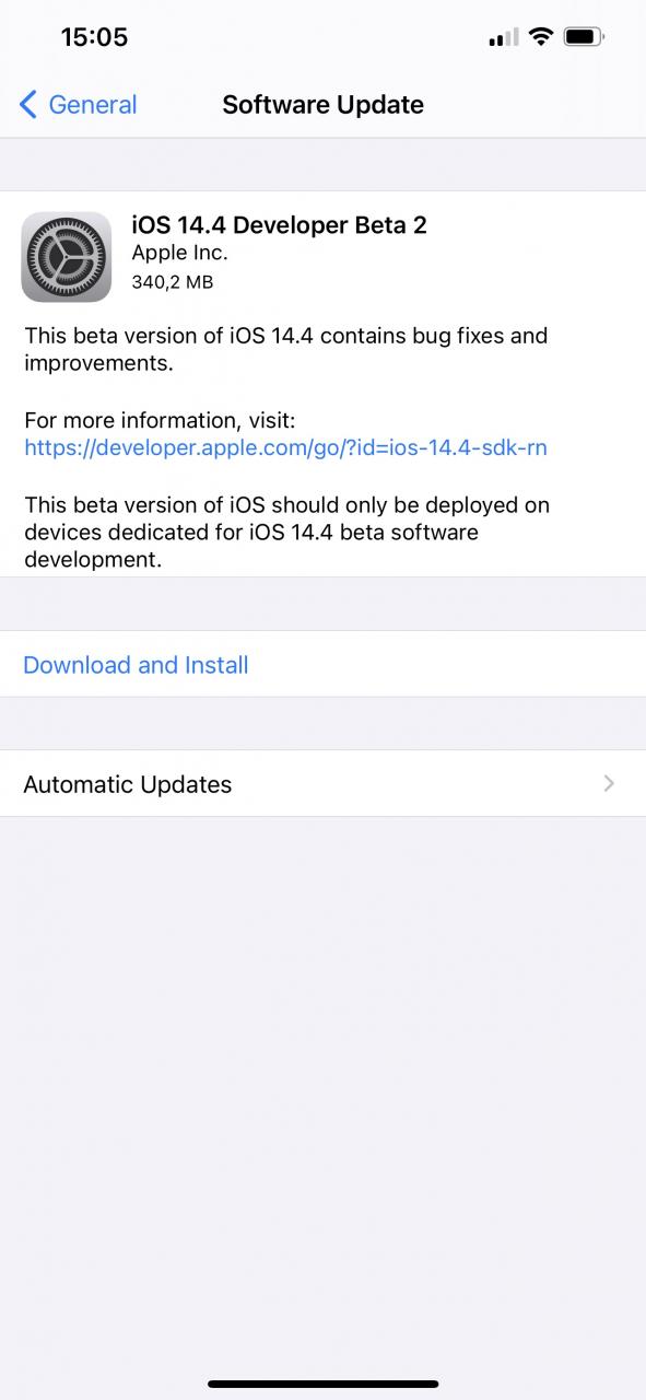 苹果 iOS 14.4/iPadOS 14.4 开发者预览 / 公测版 Beta 2 发布：第三方耳机音量警报，iPhone 12 U1 与 HomePod mini 触觉交互